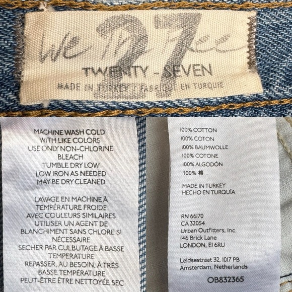 We The Free Maggie Mid-Rise Straight-Leg Jeans 27 - Picture 11 of 12